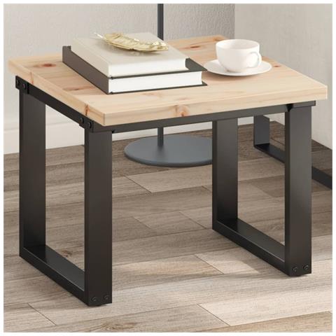 Piano Per Tavolo 50x50x2,5 Cm Quadrato Legno Massello Di Pino - Foto 1