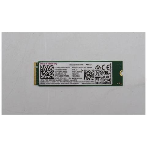 Ssd 256gb M. 2 2280 Pcie 4x4 (5ss0y86996) - Foto 1