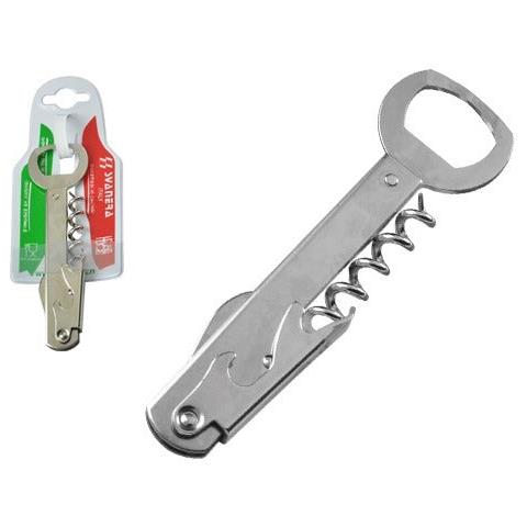Apribottiglie Cavatappi Cameriere Multifunzione In Acciaio Inox - Foto 1