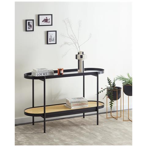 Tavolino Consolle Reno Nero - Foto 1