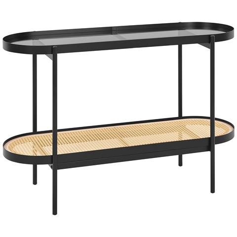 Tavolino Consolle Reno Nero - Foto 2