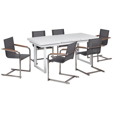 Set Da Pranzo Alluminio Acciaio Grigio Valcanetto /cosoleto - Foto 2