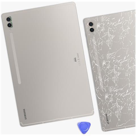 Copribatteria Galaxy Tab S9 Ultra Originale Service Pack, Beige - Foto 2