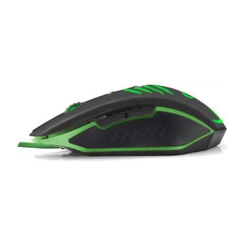 Mouse EGM209G Ottico 6 Tasti 2400 DPI Colore Nero /Verde - Foto 2