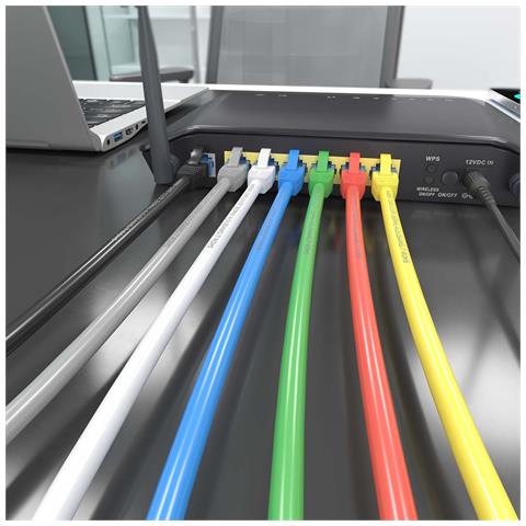 A135-0823 cavo di rete Bianco 4 m Cat6 U /UTP (UTP) - Foto 4