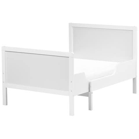 Letto Per Bambini Allungabile Legno Di Pino Montigny 90 X 200 Cm Bianco - Foto 2