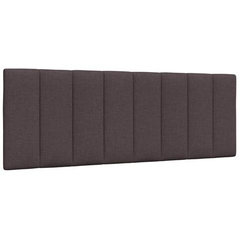 Cuscino Testiera Marrone Scuro 120 Cm In Tessuto - Foto 1