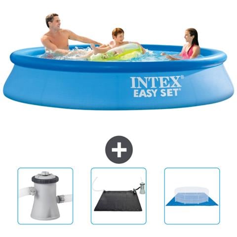 Piscina Fuori Terra - In Giro - 305x305x61 Cm - Blu - Include Accessori Coordinati Cb79 - Foto 1