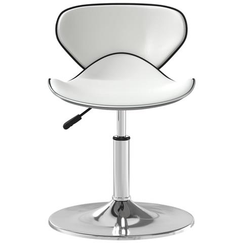 Lusso Casadino -  Sedia Da Pranzo Bianca In Similpelle - Foto 1