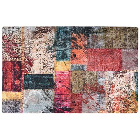 Lusso Casadino - Tappeto Lavabile Patchwork 160x230 Cm Multicolore Antiscivolo - Foto 2