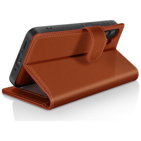 Custodia Per Samsung Galaxy A16 Con Cover Rimovibile, Marrone - Foto 2