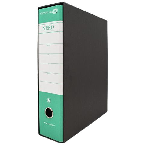 Raccoglitore Ad Anelli Per Buste Documenti Nero Verde Registratore Protocollo - Foto 2