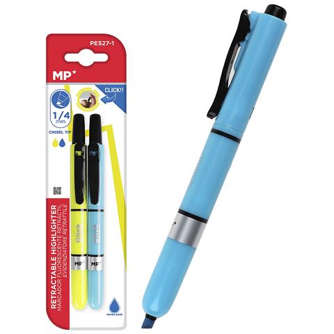 Set Marcatore Flourescente Ritraibile 2 Uds. Giallo E Blu. - Foto 1