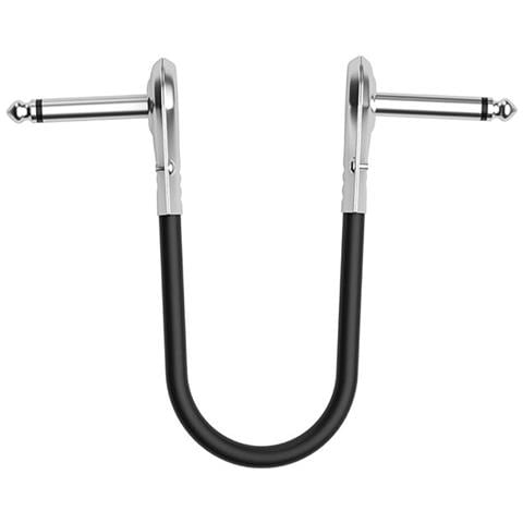Cavo Per Pedale Effetto Chitarra Da 6,35 Mm Maschio A Maschio Con Testa Piatta A 90 Gradi  15 Cm - Foto 1