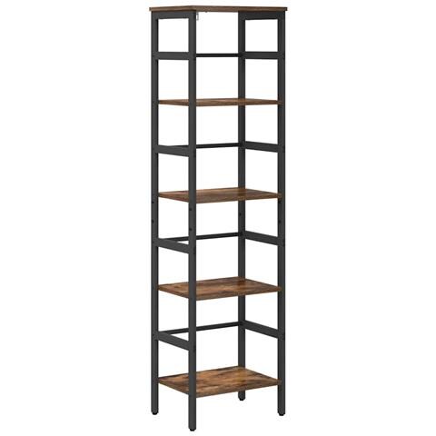 Libreria Rovere fumé 40 x 29,5 x 149 cm Legno multistrato - Foto 1