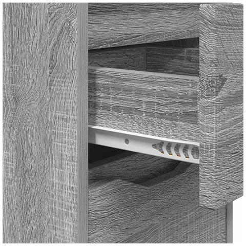 Comodini con cassetto 2 pcs Grigio Sonoma 30,5 x 30 x 43 cm - Foto 9