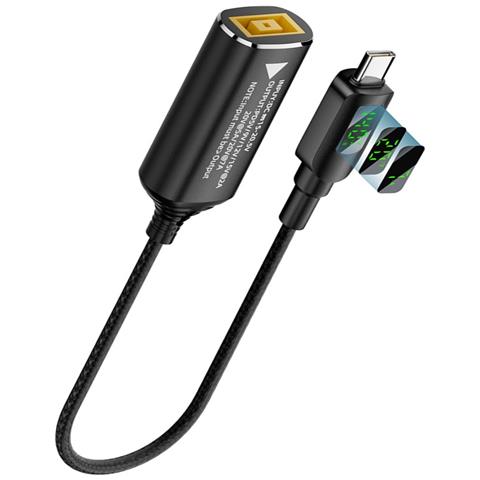 Adattatore Da 140w Dc A Usb-c: Punta Quadrata Lenovo Femmina A Type-c Maschio Con Display Digitale - Foto 4