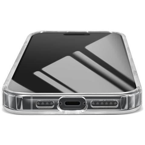 Pacchetto Magsafe Iphone 15 Con Custodia Bimateriale E Powerbank Da 5000 Mah, Trasparente - Foto 5