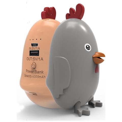 Batteria Esterna Portatile 4000 Mah Design Chick (giallo) - Foto 2