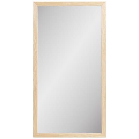 Specchio Da Parete Scottsdale Con Cornice In Legno Naturale 45x75 Cm - Foto 1