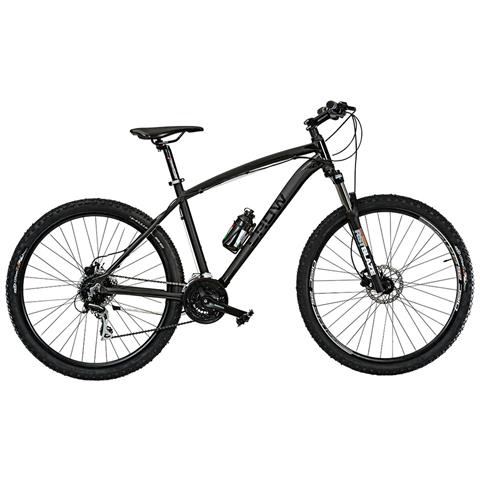 Bici Misura 29 Mountain Bike Telaio Alluminio Uomo Bicicletta Mtb Crow 24v Acera Freni Disco Idraulici Forcella Idraulica - 48 Nero Arancio Opaco - Foto 3