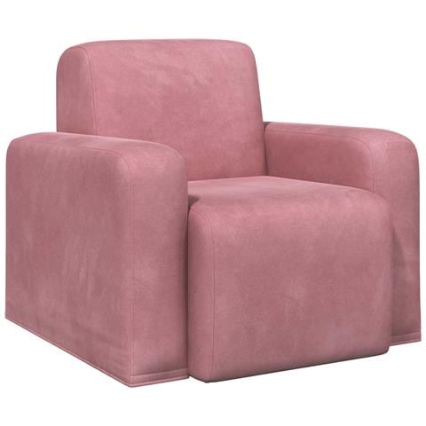 Poltrona Rosa Velluto (V) - Foto 1