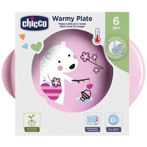 Chicco Piatto Pappacalda 6M+ Rosa - Foto 1