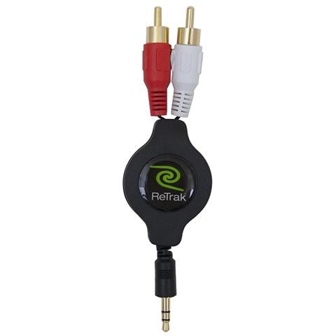 CAVO DA 3,5mm A RCA RETRATTILE EUCABLERCA35 0181204000420 - Foto 1