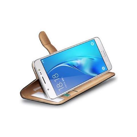 Custodia Wally in Similpelle per Galaxy J5 2016 - Colore Nero - Foto 2