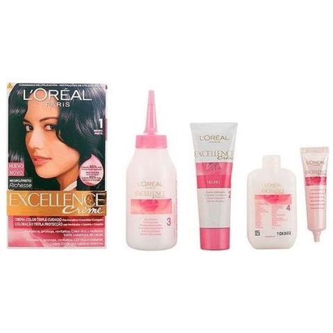 Excellence Creme Tinte 1 Negro - Foto 6