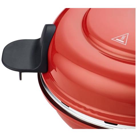 SIRGE - Osolemio Forno Pizza Elettrico 1200w - 400°c - Timer 15 Min - Pizze  In 5 Min - Temperatura Regolabile, Pietra Refrattaria Nera. - ePRICE