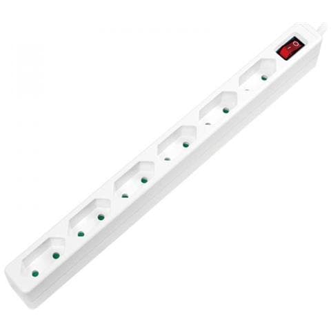 vers Multipresa 6 Posti Design Salvaspazio Bianco Bianco - Foto 4