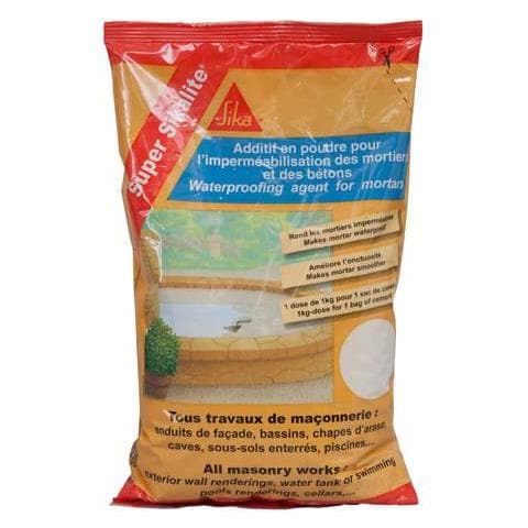 Additivo In Polvere Per Malte E Calcestruzzi Impermeabilizzanti - Super lite - Bianco - 1 Kg - Foto 1
