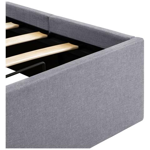 Giroletto Idraulico Contenitore Grigio Chiaro Tessuto 90x200cm - Foto 2