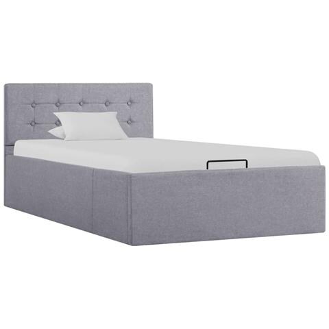 Giroletto Idraulico Contenitore Grigio Chiaro Tessuto 90x200cm - Foto 1