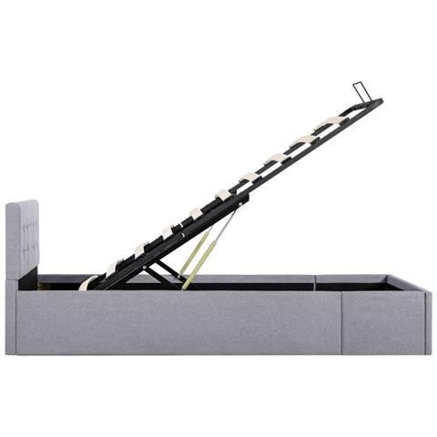 Giroletto Idraulico Contenitore Grigio Chiaro Tessuto 90x200cm - Foto 10