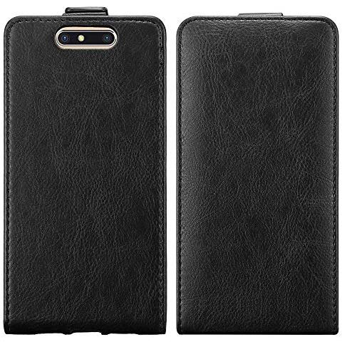 Custodia Compatibile Con Zte Blade V8 In Nero Di Notte - Coperchio Protettivo In Design Flip Con Chiusura Magnetica - Foto 2