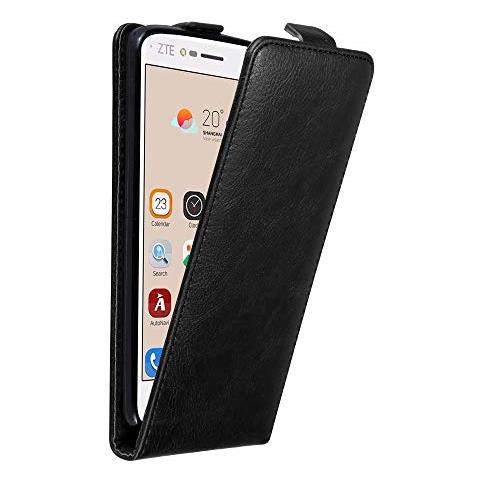 Custodia Compatibile Con Zte Blade V8 In Nero Di Notte - Coperchio Protettivo In Design Flip Con Chiusura Magnetica - Foto 1