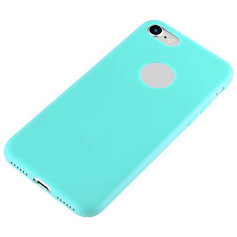 Custodia Compatibile Con Apple Iphone 7 / 7s / 8 / Se 2020 In Candy Blu - Coperchio Protettivo In Silicone Tpu Flessibile - Foto 2
