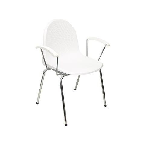 Pack 4 Sedie Ves Plastica Bianco - Foto 1