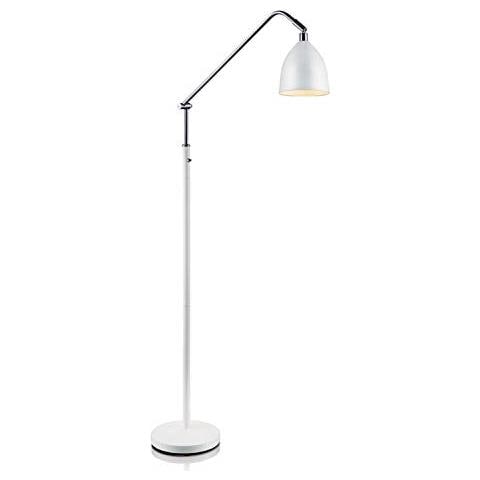 105022 - Lampada Da Lettura In Metallo, E27, 53 X 152 Cm, Colore: Bianco - Foto 1