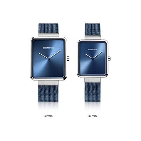 Orologio Da Polso Analogico Al Quarzo Unisex Cinturino In Acciaio Inox 14.533-307 - Foto 2