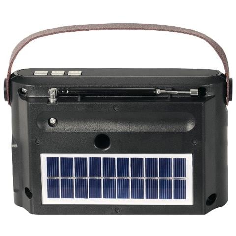 Radio Portatile Multibanda a Energia Solare RA 7F25 BT Nero - Foto 2