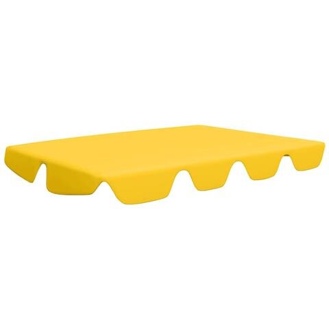 Baldacchino per Dondolo Giardino Giallo 188/168x145/110 cm - Foto 1