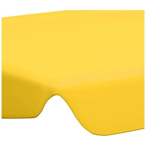 Baldacchino per Dondolo Giardino Giallo 188/168x145/110 cm - Foto 7