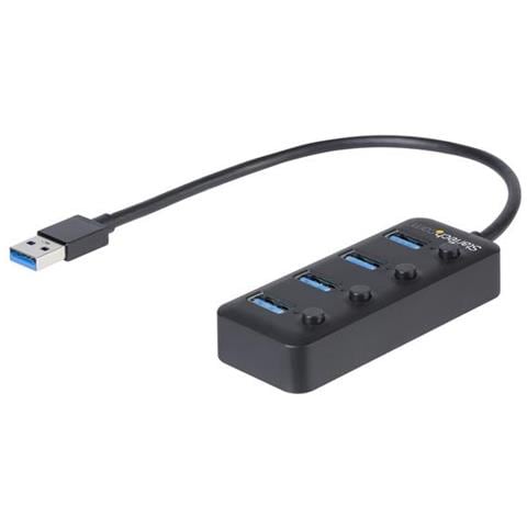 Hub USB 3.0 a 4 porte - 4x USB-A con Swith On / Off Individuale - Foto 2