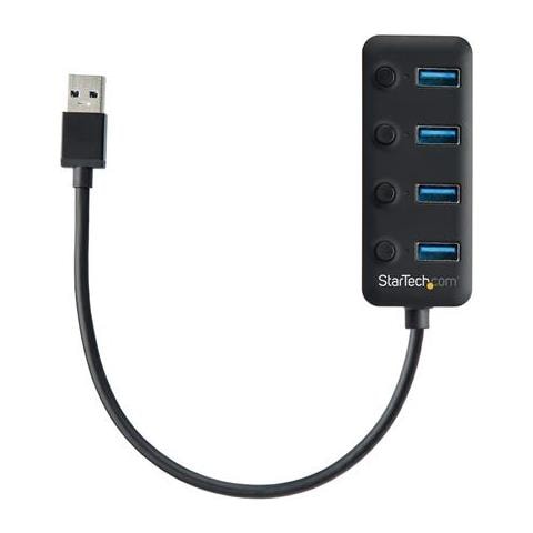 Hub USB 3.0 a 4 porte - 4x USB-A con Swith On / Off Individuale - Foto 1