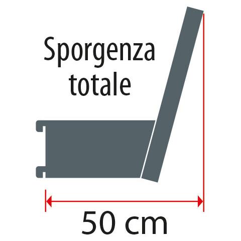 Staffe Per Fissaggio Testata Luminosa Ai Montanti, 2 Pz - L - 38 Cm - Foto 2