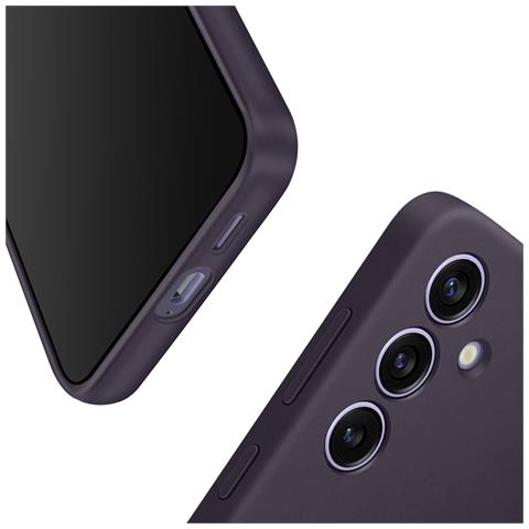 Cover S24 Soft-touch Silicone Case Originale, Viola Scuro - Foto 5
