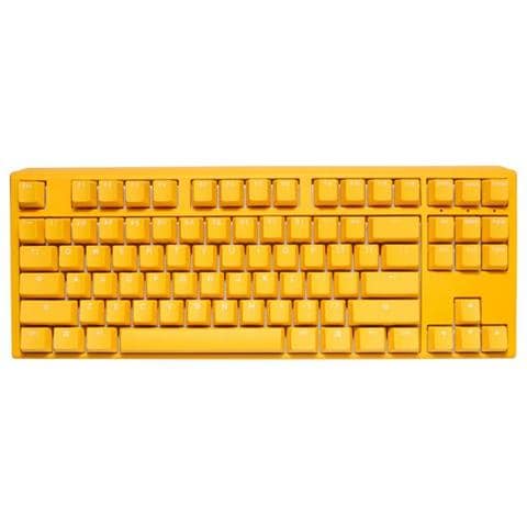Tastiera USB 4710578309394  per Gaming (Layout QWERTY) Colore Giallo - Foto 1